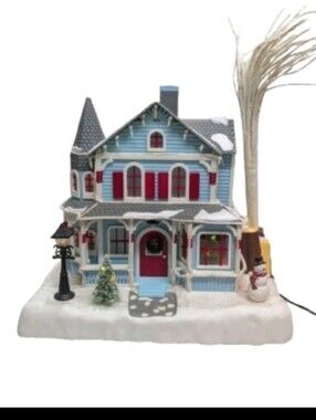 Holiday Splendor Lighted Fiber House Christmas Decor